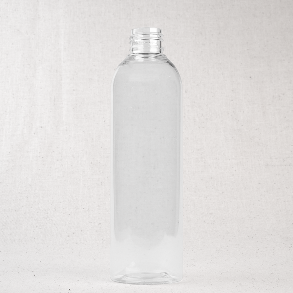 8 oz (240ML) Clear PET Narrow Round Plastic Bottle 24/410