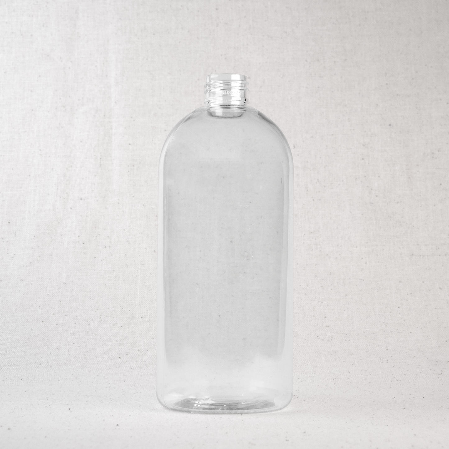 16.9 oz (500ML) Clear PET Round Plastic Bottle 24/410