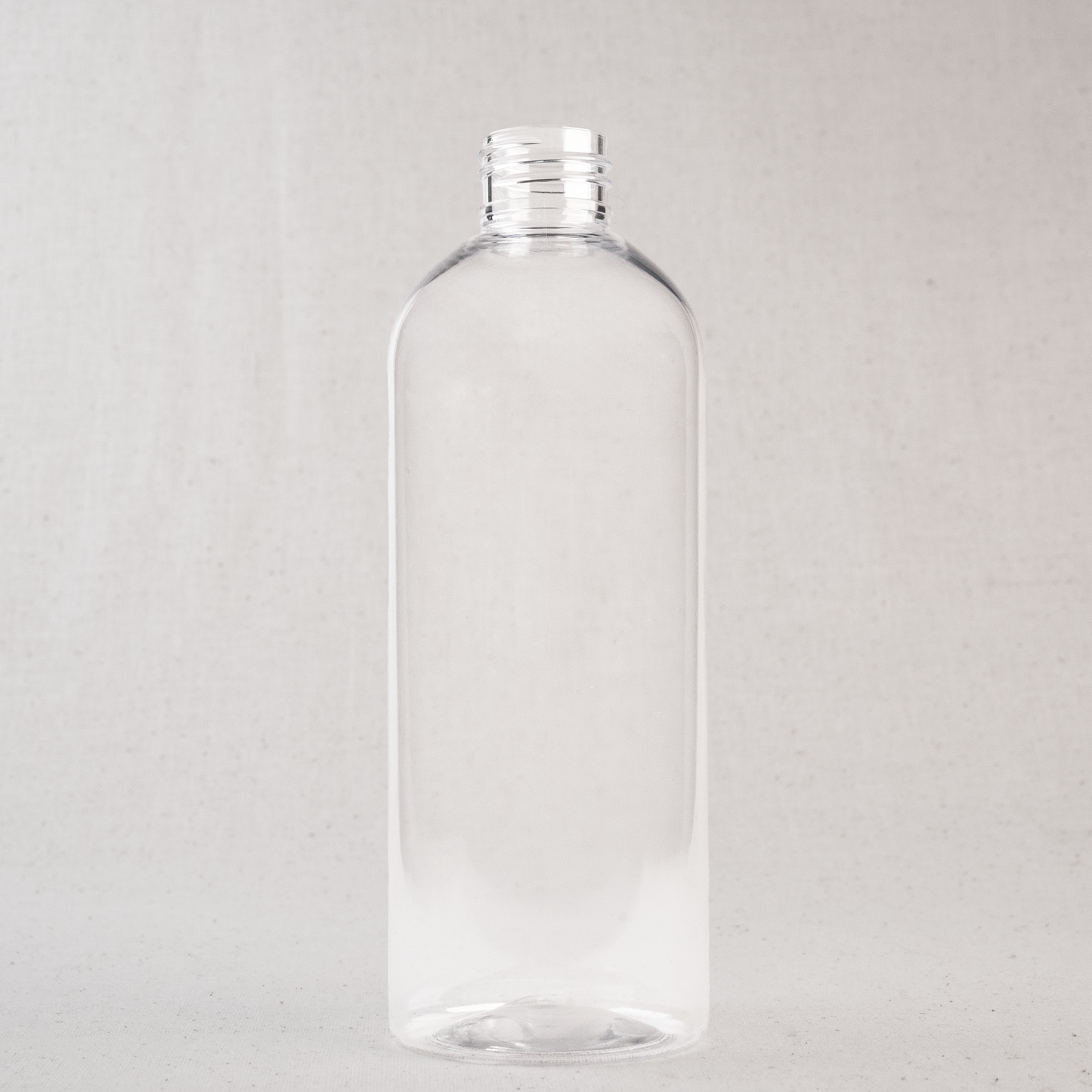 8 oz (240ML) Clear PET Boston Round Plastic Bottle 24/410