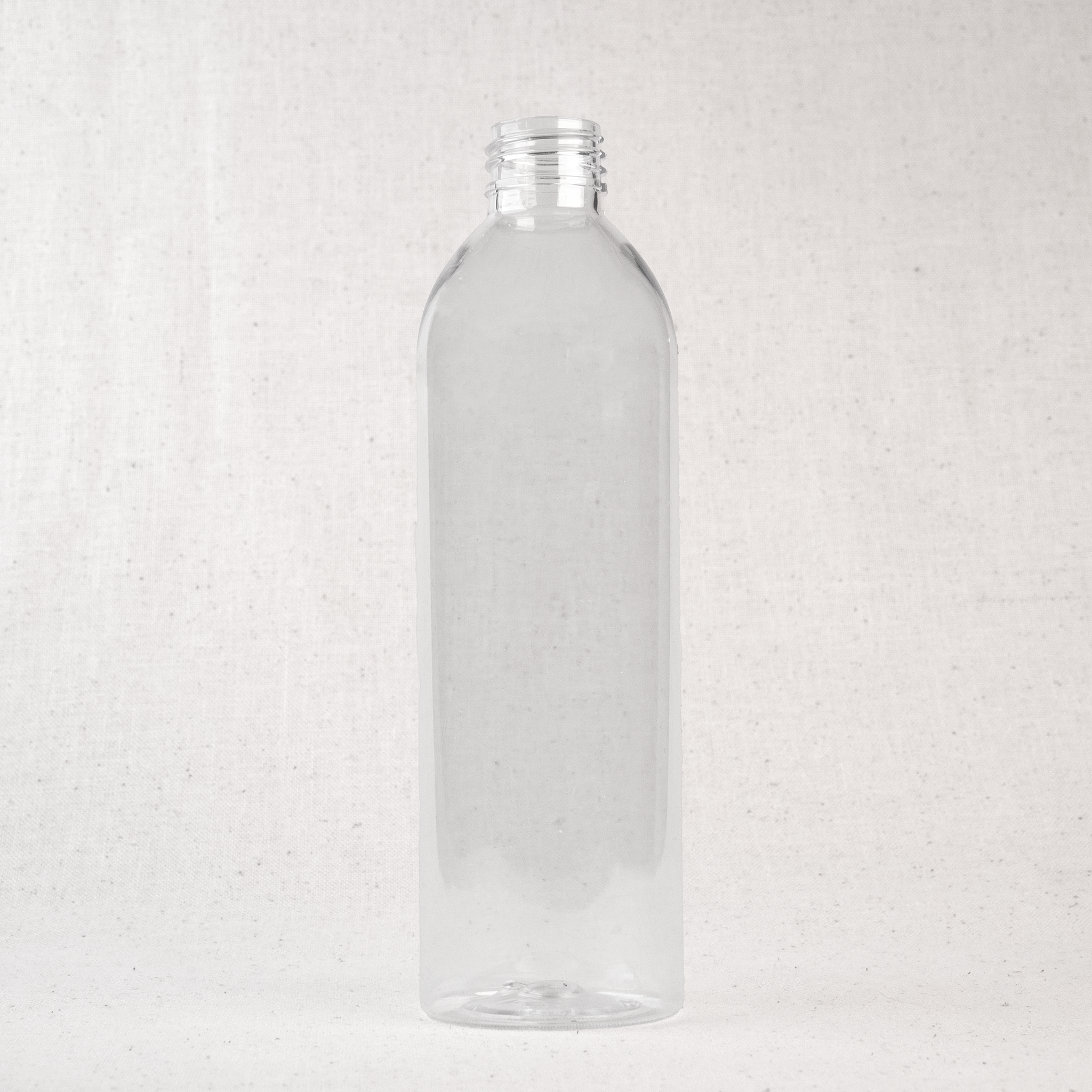 8 oz (240ML) Clear PET Round Plastic Bottle 24/410