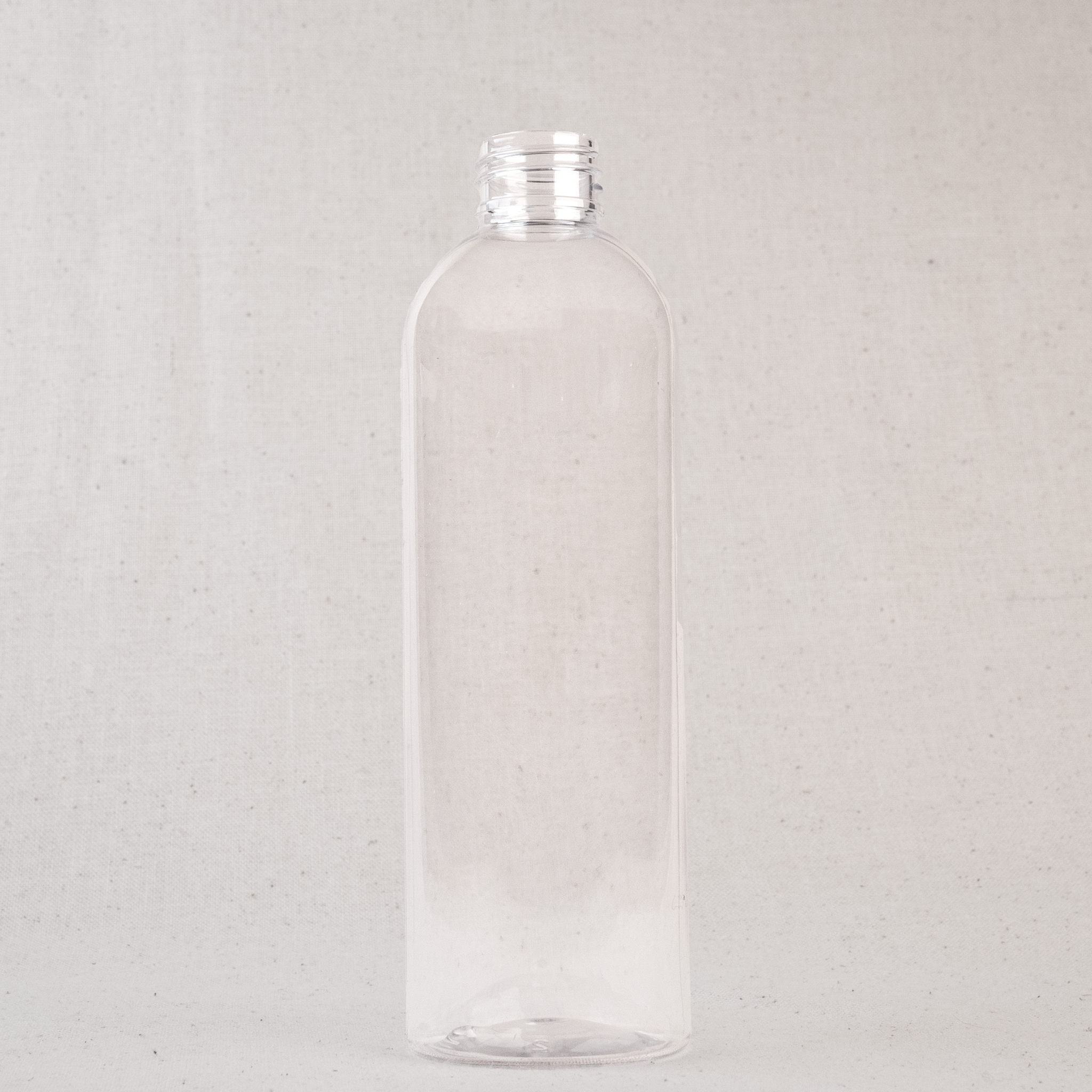 8 oz (240ML) Clear PET Round Plastic Bottle 24/410